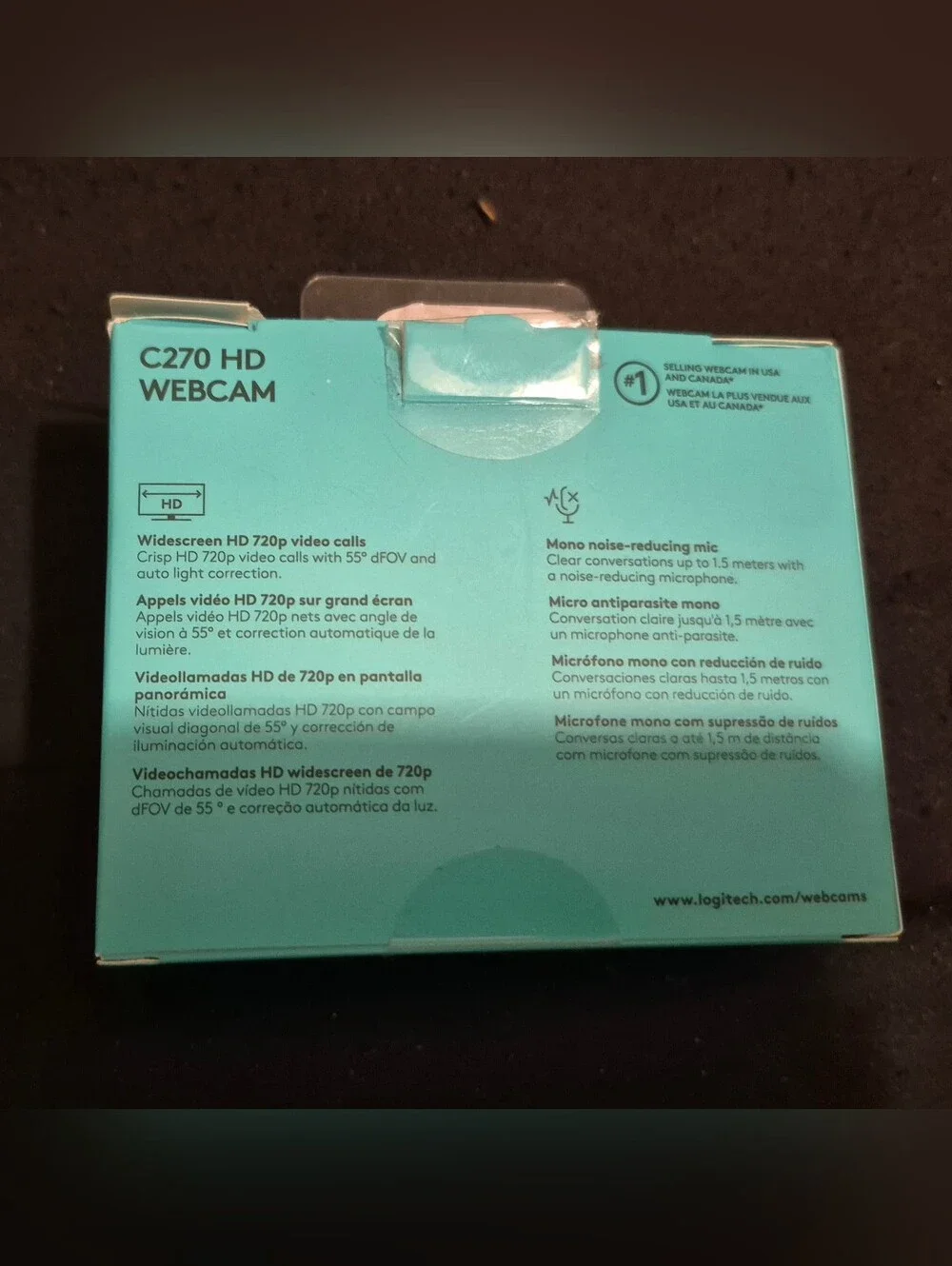 Logitech C270 HD External Webcam